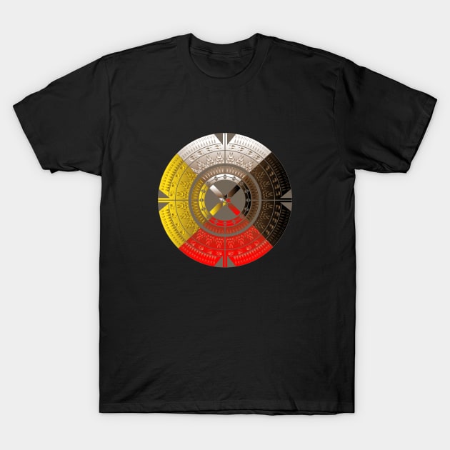 Four Directions T-Shirt by melvinwareagle